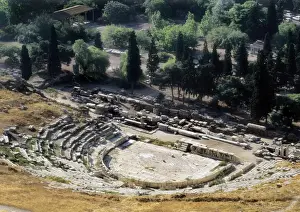 Dionysus Prints: GREECE. ATTICA. Athens. Acropolis. Theatre of