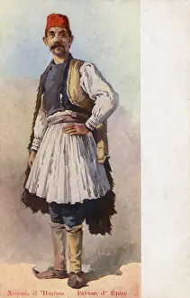 Epirus Prints: Greece, Corfu - Man from Epirus
