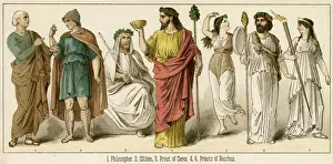 Priests Prints: Greece - Costume