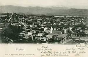 Minas Prints: Greece, Crete - Iraklion - Panoramic View