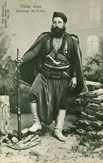 Crete Prints: Greece, Crete - Traditional Costume