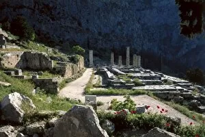 Humanidad Collection: Greece. Delphi. Temple of Apollo