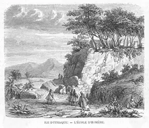 1863 Prints: Greece / Ithaca 1863