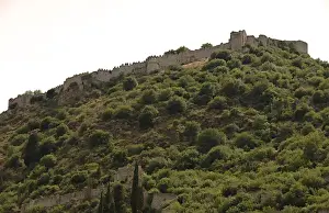 Castel Prints: Greece. Mystras. The Castle. Built in 1249 by Guillaume II t