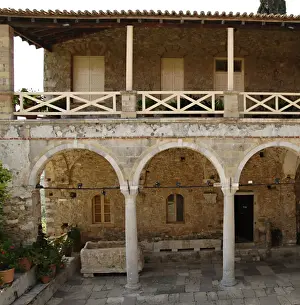 Greece. Mystras. The Cathedral or Metropolitan Church of Agh