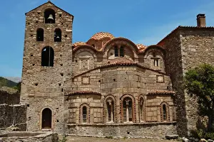 Peloponnese Prints: Greece. Mystras. The Cathedral or Metropolitan Church of Agh