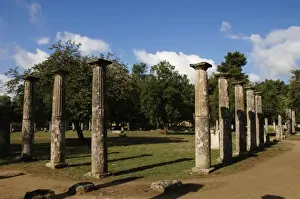 Region Prints: Greece. Peloponesse. Olympia. Santuary of ancient Greece in