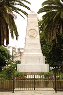 Peloponnese Collection: Greece. Peloponnese. Pylos. Memorial of Greek War of Indepe