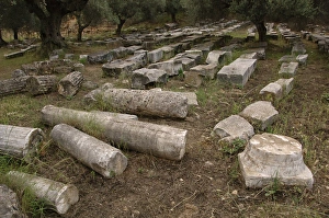 Images Dated 3rd June 2007: Greece. Sparta. Acropolis. Ruins