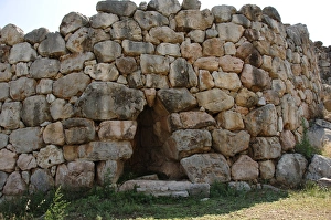 Images Dated 15th June 2007: Greece. Tiryns. Cyclopean wall