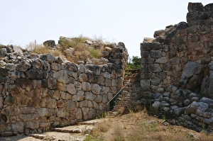 Images Dated 15th June 2007: Greece. Tiryns. Cyclopean wall