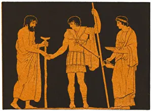 Crutch Prints: Greece - Warrior Farewell