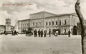 Zakynthos Prints: Greece - Zante - The Theatre