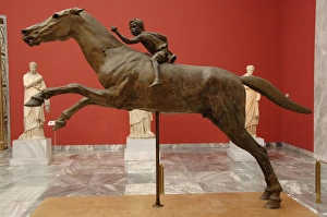 Images Dated 14th June 2007: Greek Art. 2nd century BC. Jockey of Artemision. Greece