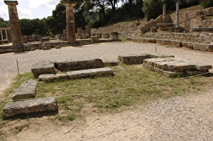 Images Dated 6th June 2007: Greek Art. Altar of Hera. Olympia