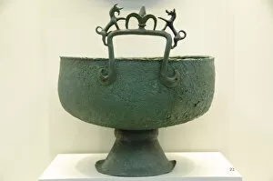 Images Dated 6th June 2007: Greek Art. Archaic Period. 7th century BCE. Bronze bowl