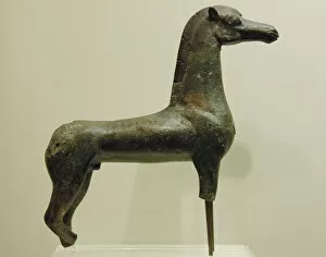 Images Dated 6th June 2007: Greek Art. Archaic Period. Horse. Bronze