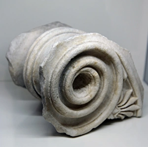Images Dated 31st January 2012: Greek art. Asia Minor. Fragment of volute. Pergamon.Hellenis