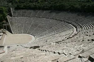 Greek Art. Epidaurus Theater. Peloponnese. Greece