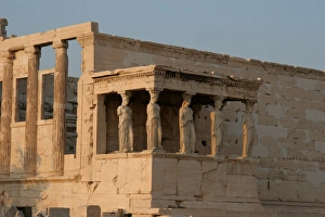 Images Dated 22nd August 2005: Greek Art. Erechtheion. Porch of the Caryatids. Acropolis