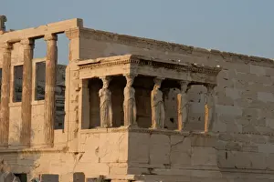 Greek Art. Erechtheion. Porch of the Caryatids. Acropolis