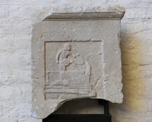 Writting Gallery: Greek art. Grave relief of Demetrios. Middle of 4th century