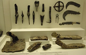 Images Dated 6th June 2007: Greek Art. Greece. Iron tools. Olympia