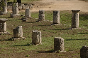 Images Dated 6th June 2007: Greek Art. Hellenistic Gymnasium. 2nd century B.C. Doric col