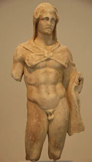 Images Dated 25th May 2007: Greek Art.. Heracles statue. IV century B.C