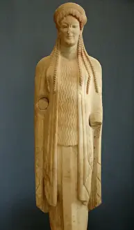 Greek Art. Kore. VI century B. C