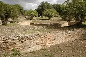 Naxos Prints: Greek Art. Leonidaion. Swimming pool. Olympia. Greece
