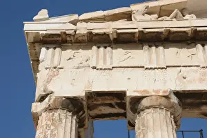 Democracy Prints: Greek Art. Parthenon (447-438 BC). Entablature. Acropolis. A