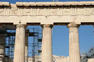 Greek Art. Parthenon (447-438 BC). Acropolis. Athens. Attica