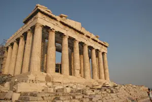Greek Art. Parthenon (447-438 BC). Acropolis. Athens. Attica