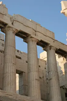 Greek Art. The Propylaea. Acropolis. Athens. Attica. Centra
