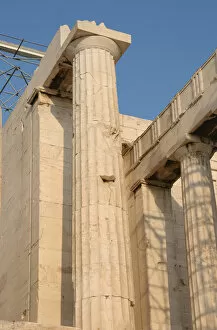 Images Dated 22nd August 2005: Greek Art. The Propylaea. Acropolis. Athens. Attica. Centra