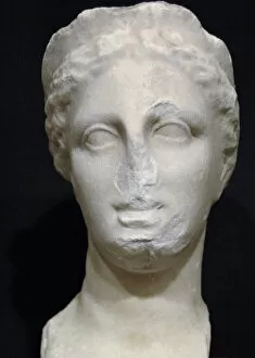 Images Dated 10th August 2007: GREEK ART. REPUBLIC OF ALBANIA. Bust of Aphrodite