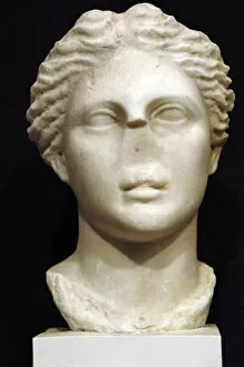 Images Dated 10th August 2007: GREEK ART. REPUBLIC OF ALBANIA. Bust of Apollo. II century