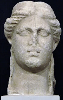Images Dated 10th August 2007: GREEK ART. REPUBLIC OF ALBANIA. Bust of Demeter, III-II cent