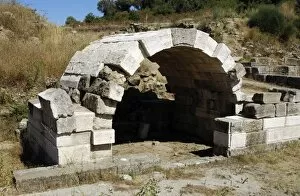 Images Dated 13th August 2007: Greek Art. Ruins of Apollonia, . Fier. Republic of Albania