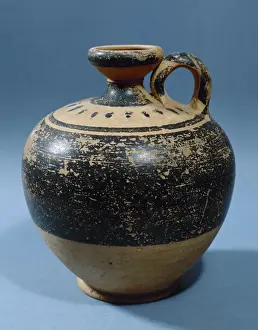 Greek art. Spain. Catalonia. Lekythos. Found in Empuries. 6