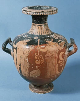Girona Gallery: Greek art. Spain. Pelike. Ceramic piece 4th century century