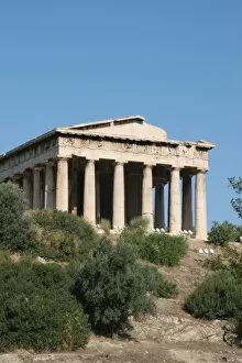 Images Dated 23rd August 2005: Greek Art. Temple of Hephaestus or Theseion. Agora of Athens