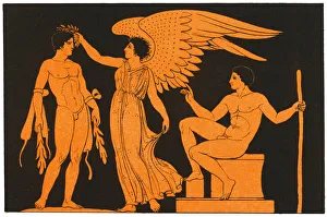 Wings Collection: Greek Athlete Crowned