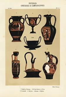 Campania Collection: Greek and Campanian clay pottery