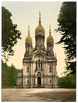 Hesse Nassau Prints: Greek Chapel, Wiesbaden, Hesse-Nassau, Germany