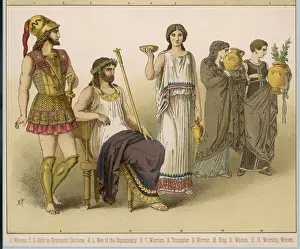 %unrestricted Prints: Greek Costume C. 500 Bc