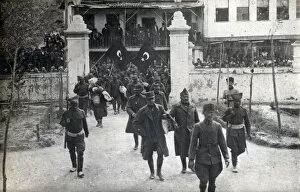 Prisoner Gallery: Greek General Trikoupis being taken to Prison at Ala Chehir