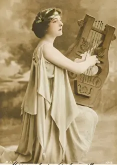Greek harp player