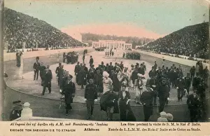 Greek and Italian royalty at Olympic Games, Athens, Greece